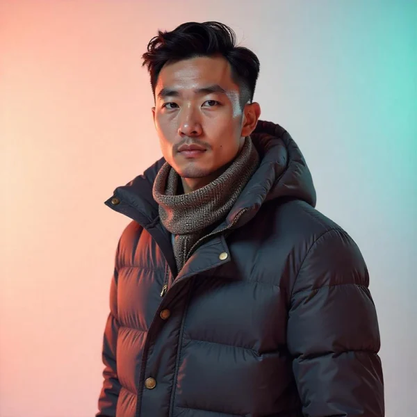 X-Matte Black Puffer Jacket