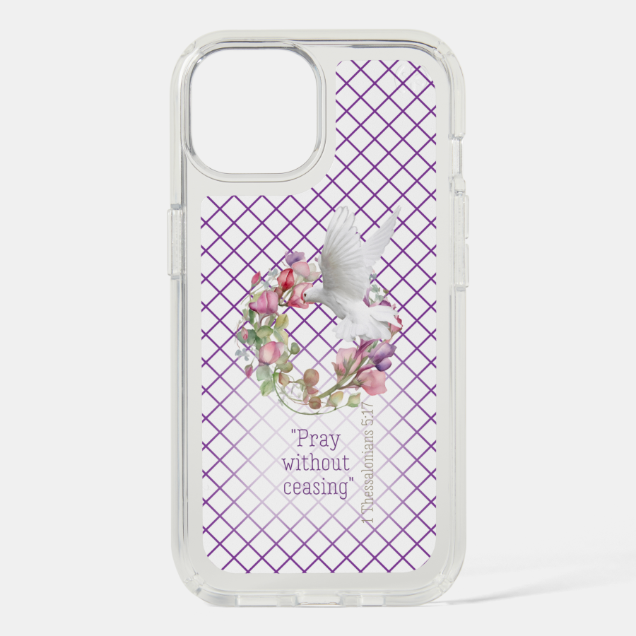Mauve Emotion – Custom iPhone Presidio Perfect Clear Christian Case