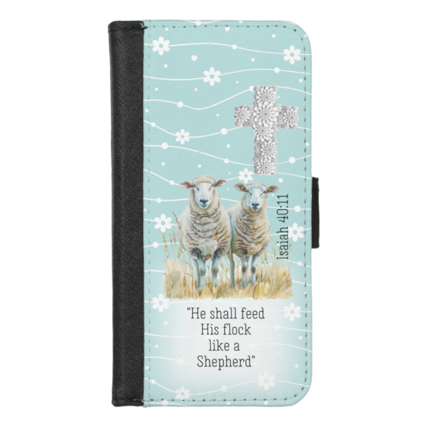 Faith Like Sheep - Custom iPhone/Samsung Wallet Christian Case