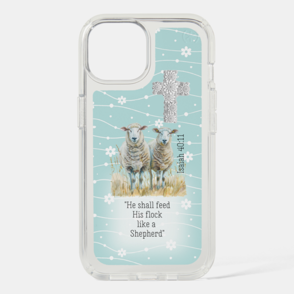 Faith Like Sheep – Custom iPhone Speck Presidio Perfect Clear Christian Case