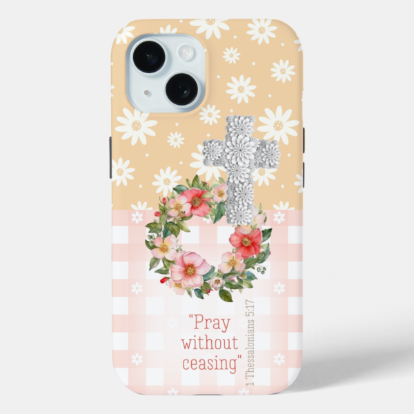 Peachy Pink-Custom Case-Mate Tough Glossy iPhone Christian Case