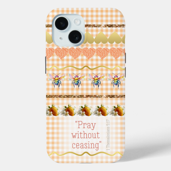 Perfect Peach Praise - Custom Case-Mate Tough iPhone Christian Case