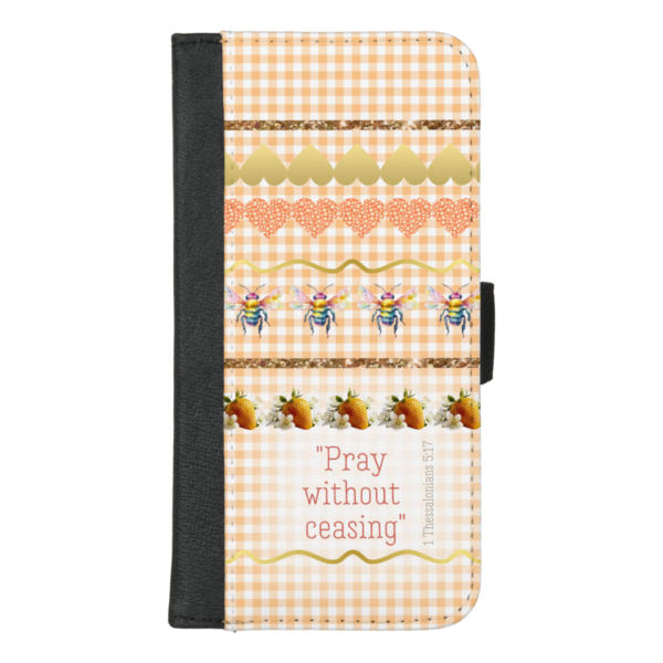 Perfect Peach Praise - Custom iPhone/Samsung Wallet Christian Case