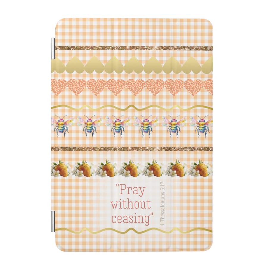 Perfect Peach Praise – Custom iPad Smart Christian Case
