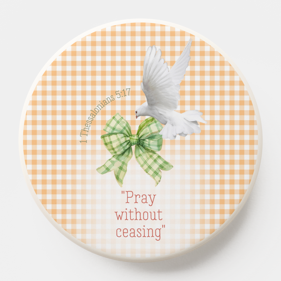 Plaid Prayer – Custom Christian PopSocket/Magsafe PopSocket